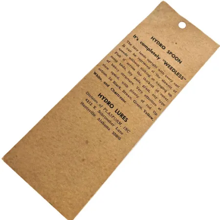 Hydro Lures ​Незачіпляйка Hydro Spoon, коричневий/зелений/жовтий, 11 г, блесна коливалка (колебалка) #13571