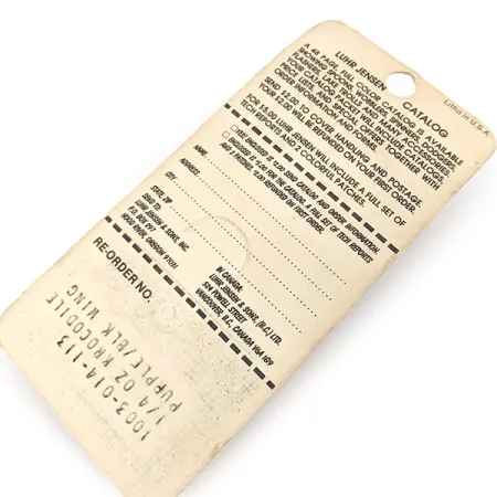 Luhr Jensen Krocodile #3, Фіолетовий/чорний, 10 г, блесна коливалка (колебалка) #13572