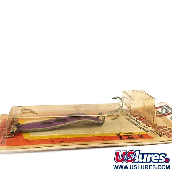 Luhr Jensen Krocodile #3, Фіолетовий/чорний, 10 г, блесна коливалка (колебалка) #13572