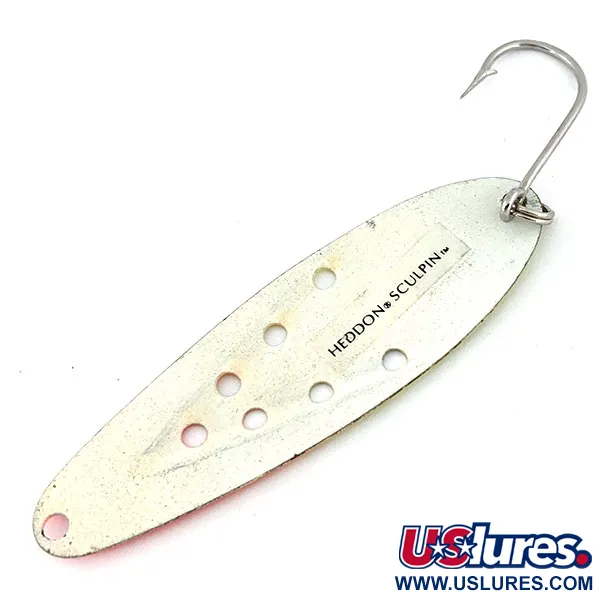  ​Heddon Sculpin UV (світиться в ультрафіолеті), жовтий/червоний/білий, 6,7 г, блесна коливалка (колебалка) #13595