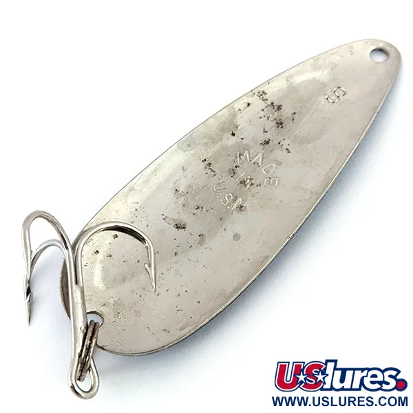 Worth Chippewa Steel Spoon, нікель/синій, 14 г, блесна коливалка (колебалка) #13637