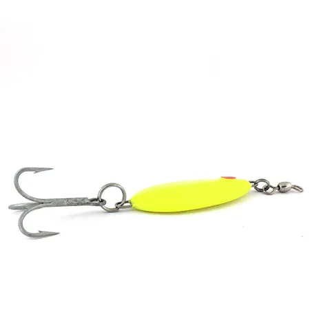 Bomber Slab, жовтий UV - світиться в ультрафіолеті, 35 г, блесна коливалка (колебалка) #13642