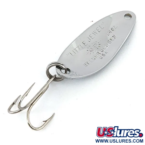 Luhr Jensen Little Jewel, нікель, 9 г, блесна коливалка (колебалка) #13645