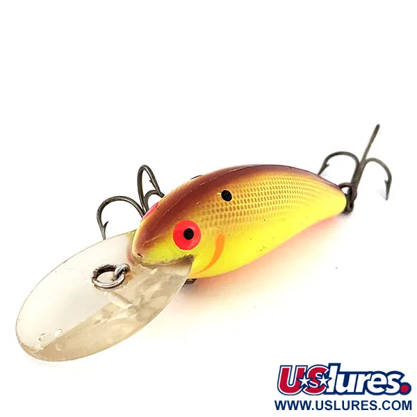  Bomber model 7A baby striper, жовтий, 14 г, блесна коливалка (колебалка) #13647