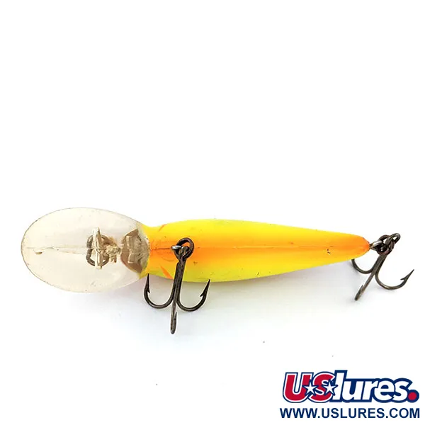  Bomber model 7A baby striper, жовтий, 14 г, блесна коливалка (колебалка) #13647