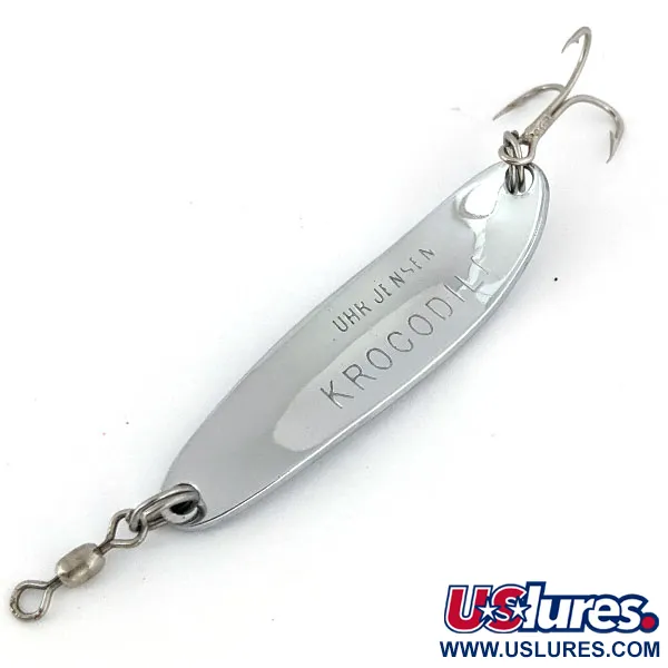 Luhr Jensen Krocodile DIE #3, нікель, 10 г, блесна коливалка (колебалка) #13649