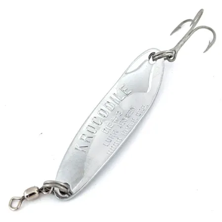 Luhr Jensen Krocodile DIE #3, нікель/синій, 10 г, блесна коливалка (колебалка) #13650