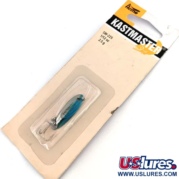Acme Kastmaster, нікель/синій, 2,5 г, блесна коливалка (колебалка) #13661