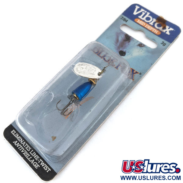  Blue Fox Super Vibrax 0, срібло/синій, 3 г, блешня оберталка (вертушка) #13666