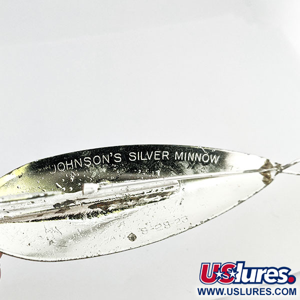  Незачіпляйка Johnson Silver Minnow., срібло, 28 г, блесна коливалка (колебалка) #13667
