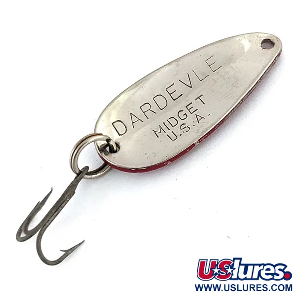 Eppinger Dardevle Midget, червоний/білий/нікель, 6 г, блесна коливалка (колебалка) #13680