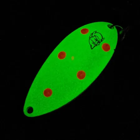 Eppinger Dardevle Devle-Dog (світиться в темряві), білий/червоний, 21 г, блесна коливалка (колебалка) #13682