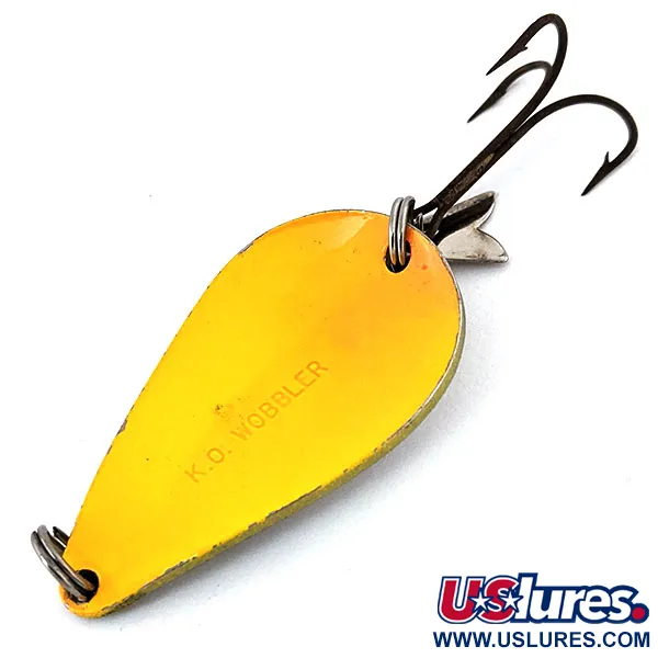 Acme K.O. Wobbler, нікель/жовтий, 21 г, блесна коливалка (колебалка) #13696