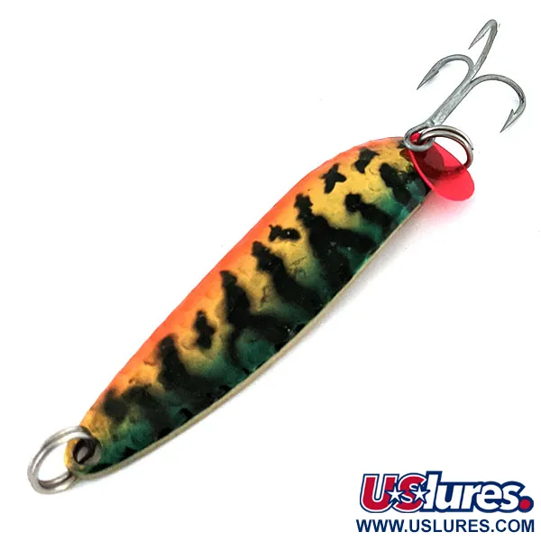 Luhr Jensen Krocodile #4, Fire Tiger, 14 г, блесна коливалка (колебалка) #13703