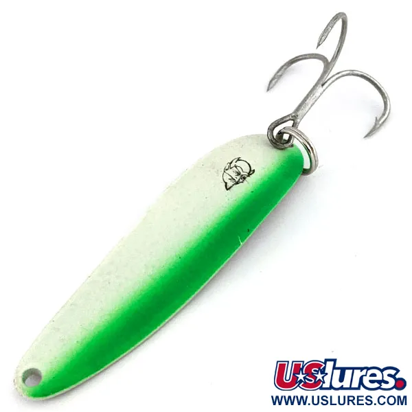 Eppinger Dardevle Cop-E-Cat 7400 (світиться в темряві), білий/зелений/нікель Glow - светися в темноте, 14 г, блесна коливалка (колебалка) #13701