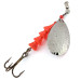 Luhr Jensen ​TEE Spoon, карбований нікель/червоний, 14 г, блешня оберталка (вертушка) #13716