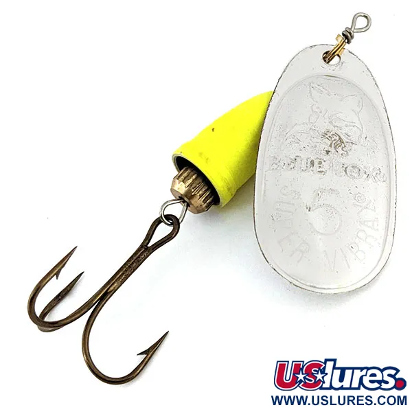  Blue Fox Super Vibrax 5, срібло/шартрез, 13 г, блешня оберталка (вертушка) #13717