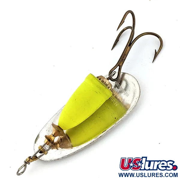  Blue Fox Super Vibrax 5, срібло/шартрез, 13 г, блешня оберталка (вертушка) #13718