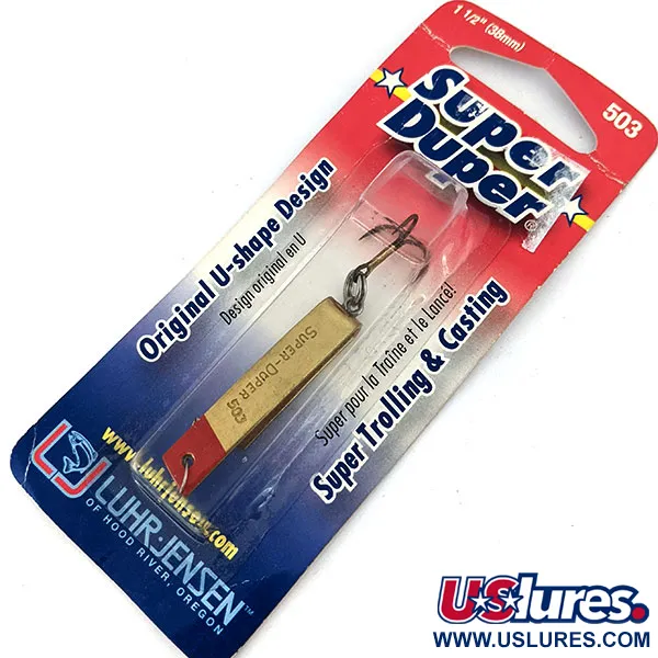 Luhr Jensen Super-Duper 503, , 4,3 г, блесна коливалка (колебалка) #13720