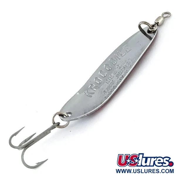 Luhr Jensen Krocodile #3, райдужна форель/нікель, 9 г, блесна коливалка (колебалка) #13727