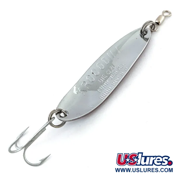 Luhr Jensen Krocodile #3, райдужна форель/нікель, 10 г, блесна коливалка (колебалка) #13728