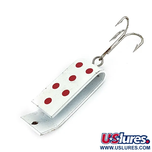 ​Jake's Lures Lil Jake, білий/червоний, 9 г, блесна коливалка (колебалка) #13729