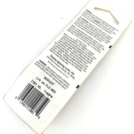 Thomas Buoyant, червоний, 7 г, блесна коливалка (колебалка) #13735