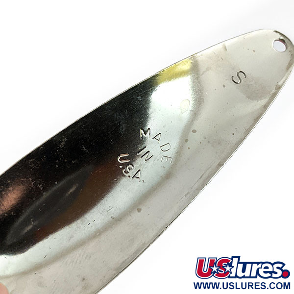  Worth Chippewa Steel Spoon, червоний/білий/нікель, 21 г, блесна коливалка (колебалка) #13753