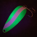 Worth Chippewa Steel Spoon UV (світиться в ультрафіолеті), білий/зелений/нікель, 14 г, блесна коливалка (колебалка) #13754