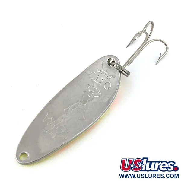 Seneca Little Cleo (Hula Girl, UV - світиться в ультрафіолеті), жовтий/червоний/нікель, 10 г, блесна коливалка (колебалка) #13758