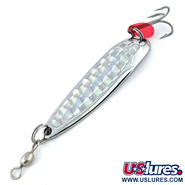 Luhr Jensen Krocodile #4, нікель, 14 г, блесна коливалка (колебалка) #13768