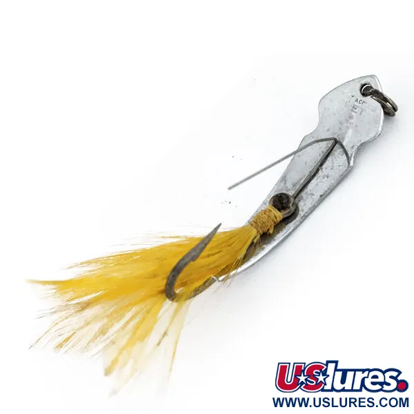  ​Błystka antyzaczepowa Tony Accetta Pet Spoon 14, нікель/жовтий, 7 г, блесна коливалка (колебалка) #13783