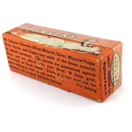 Незачіпляйка Johnson Silver Minnow, срібло, 12 г, блесна коливалка (колебалка) #13787