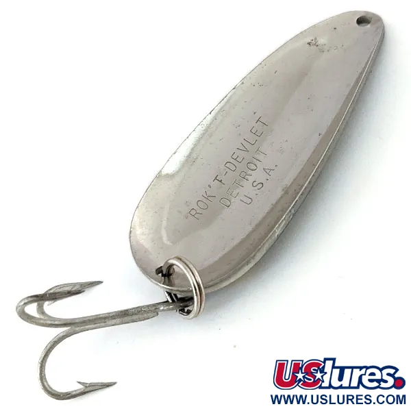 Eppinger Dardevle Rok't Devlet, нікель/чорний/білий, 36 г, блесна коливалка (колебалка) #13797