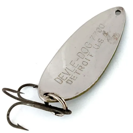 Eppinger Dardevle Devle-Dog 7700, Frog/нікель, 14 г, блесна коливалка (колебалка) #13799