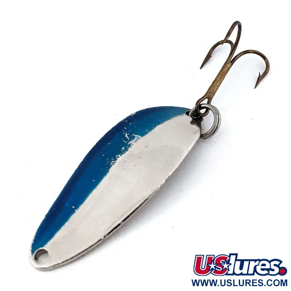 Seneca Little Cleo (Hula Girl), нікель/синій, 10 г, блесна коливалка (колебалка) #13806