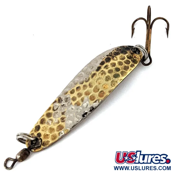 Luhr Jensen Krocodile #3, Карбована латунь, 9 г, блесна коливалка (колебалка) #13810