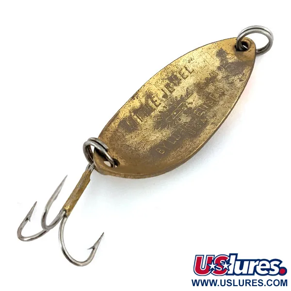 Luhr Jensen Little Jewel UV (світиться в ультрафіолеті), латунь, 14 г, блесна коливалка (колебалка) #13819