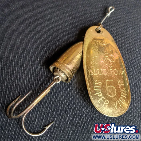  Blue Fox Super Vibrax 5, бронза, 13 г, блешня оберталка (вертушка) #13836