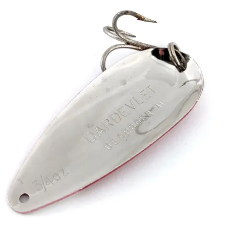 Eppinger Dardevle Dardevlet, червоний/білий/нікель, 21 г, блесна коливалка (колебалка) #13840