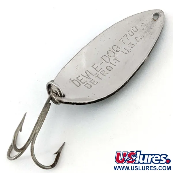 Eppinger Dardevle Devle-Dog 7700, чорний/білий/нікель, 14 г, блесна коливалка (колебалка) #13846