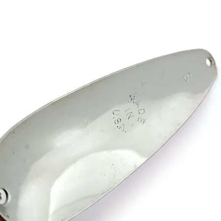 Worth Chippewa Steel Spoon, червоний/білий/нікель, 21 г, блесна коливалка (колебалка) #13850