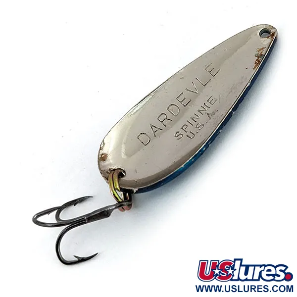 Eppinger Dardevle Spinnie, нікель/синій, 9 г, блесна коливалка (колебалка) #13886