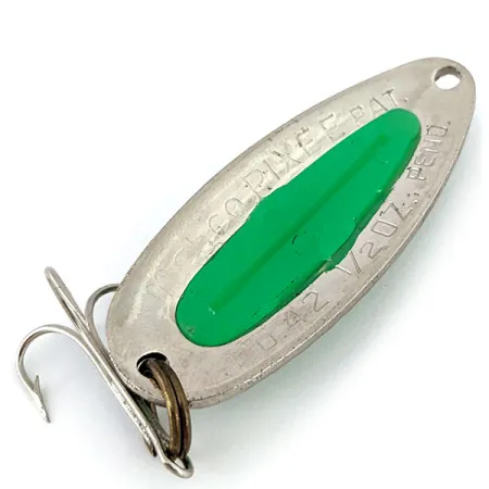 Blue Fox Pixee UV (світиться в ультрафіолеті), Хром/зелений, 14 г, блесна коливалка (колебалка) #15719