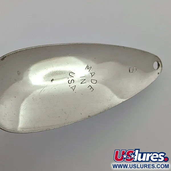  Worth Chippewa Steel Spoon, чорний/білий/нікель, 14 г, блесна коливалка (колебалка) #13904