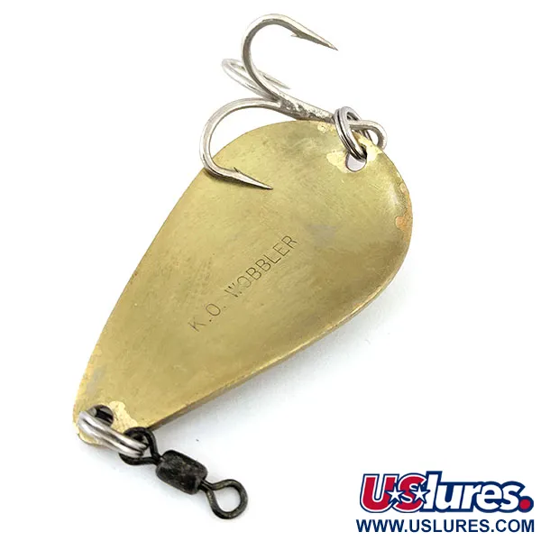 Acme K.O. Wobbler, Подряпана латунь, 21 г, блесна коливалка (колебалка) #13932