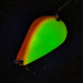 Acme K.O. Wobbler UV (світиться в ультрафіолеті), жовтий/помаранчевий/нікель, 14 г, блесна коливалка (колебалка) #13933