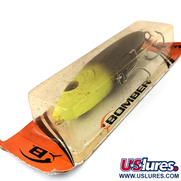  Bomber Bait Bonanza UV (світиться в ультрафіолеті), чорний/шартрез, 25 г, воблер #13962