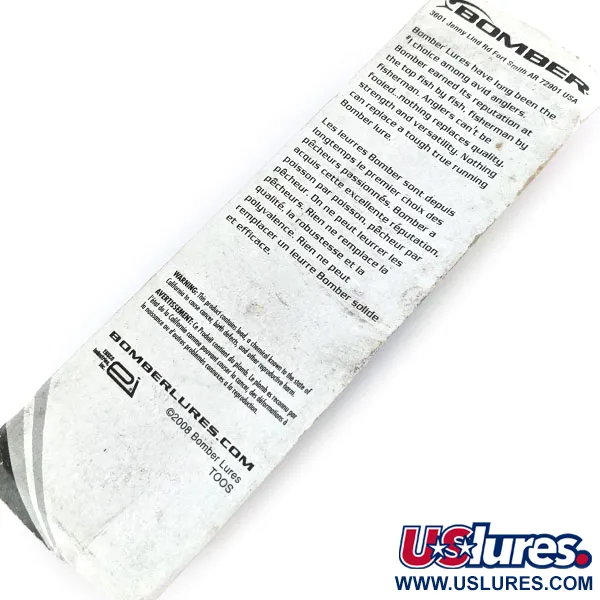  Bomber Bait Bonanza UV (світиться в ультрафіолеті), чорний/шартрез, 25 г, воблер #13962