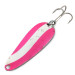  Worth Chippewa Steel Spoon UV (світиться в ультрафіолеті), рожевий/білий/нікель, 10 г, блесна коливалка (колебалка) #13970